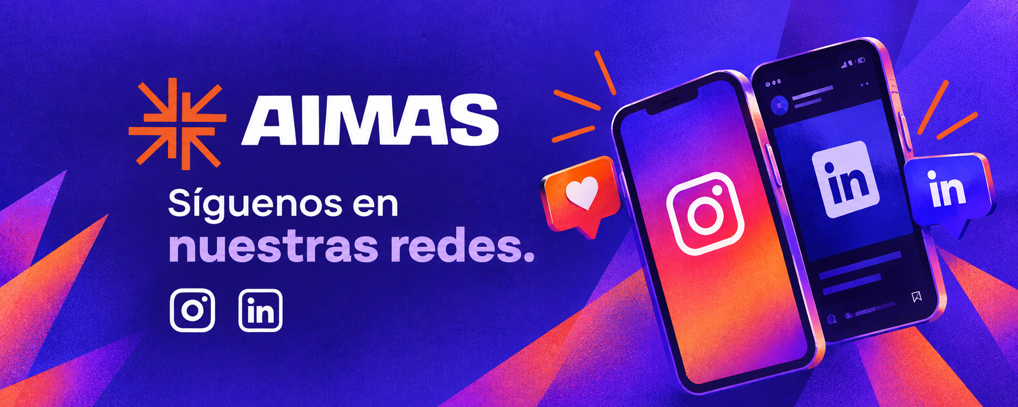AIMAS invita a seguir sus redes sociales